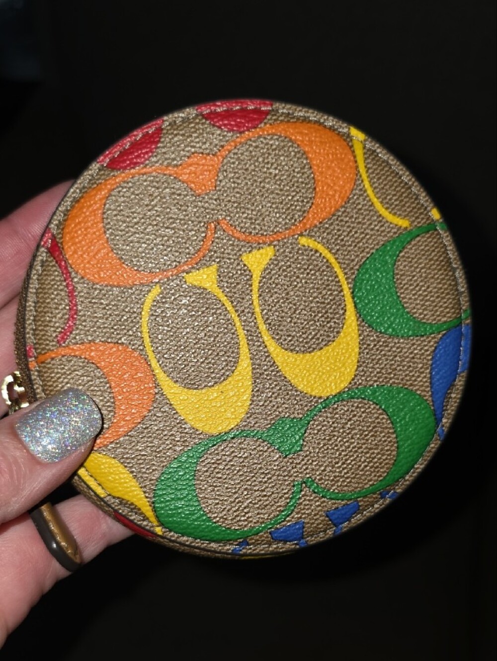๐ Coach Colorblock Signature Coin Purse - Picture 3 of 4